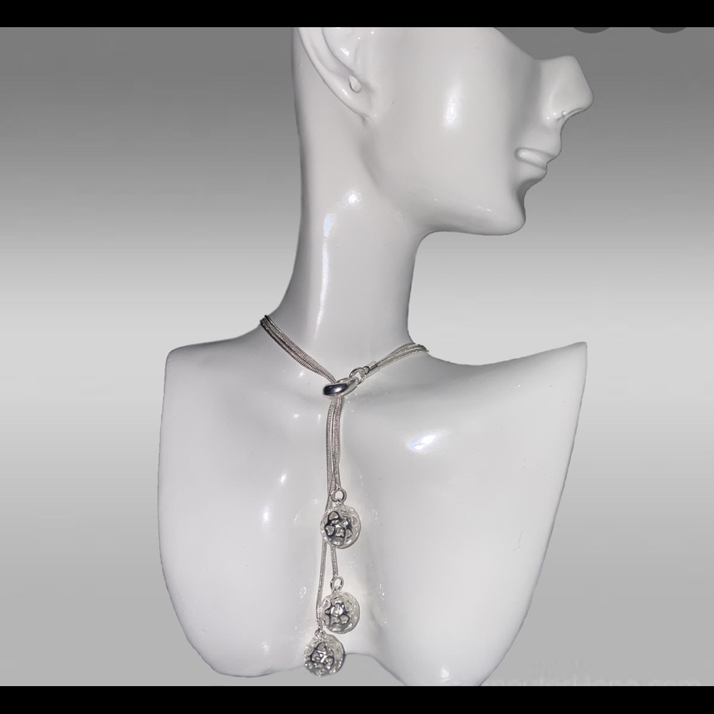 925 sterling silver plated necklace